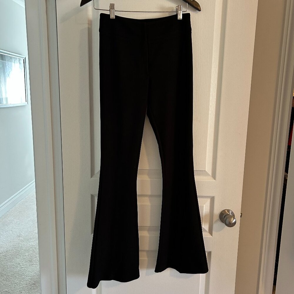 Marciano Black Flared Knit Jersey Pants XS